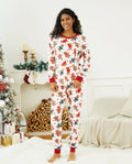 PatPat Matching Family Christmas Pajamas Gingerbread Print White