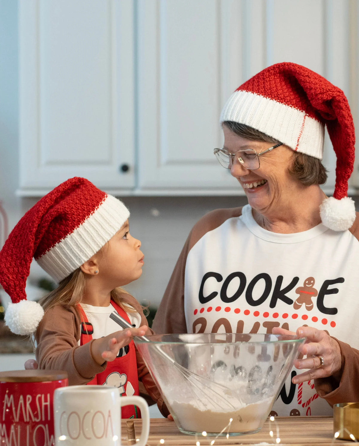 PatPat Family Matching Christmas Pajamas Gingerbread Print Khaki