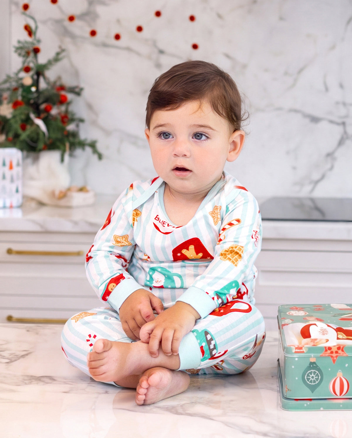 PatPat Family Matching Christmas Pajamas Mug Print Green