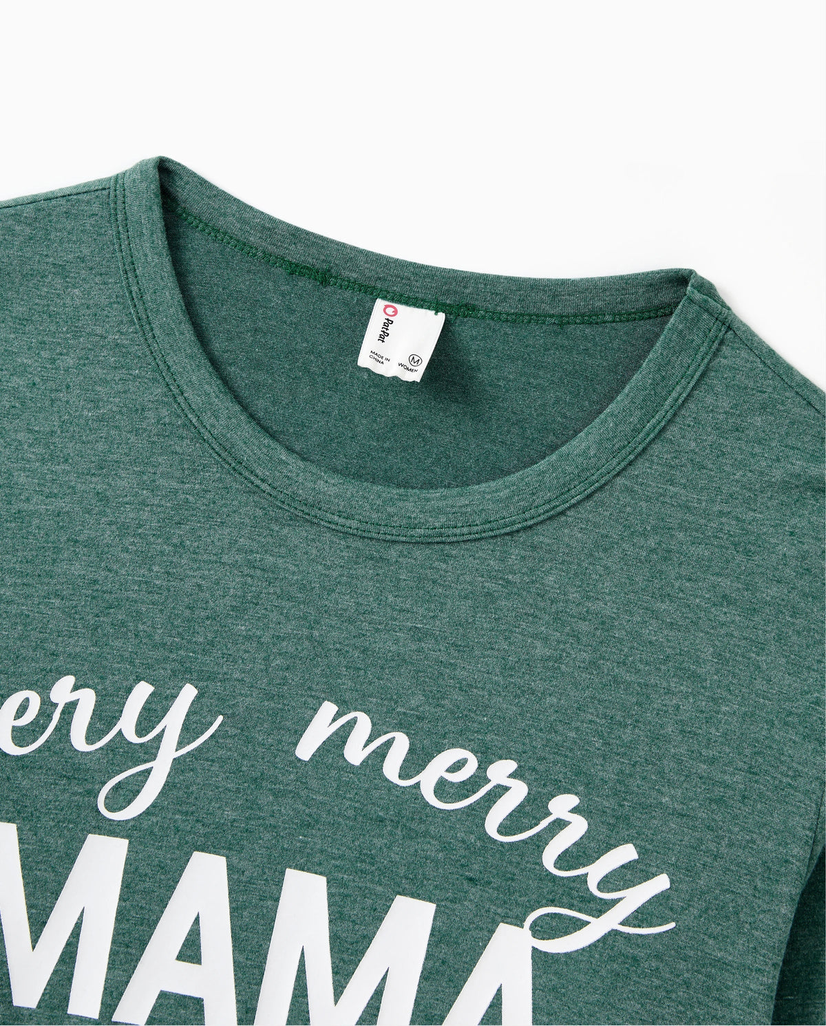 PatPat Family Matching Christmas Pajamas Christmas Tree Print Green