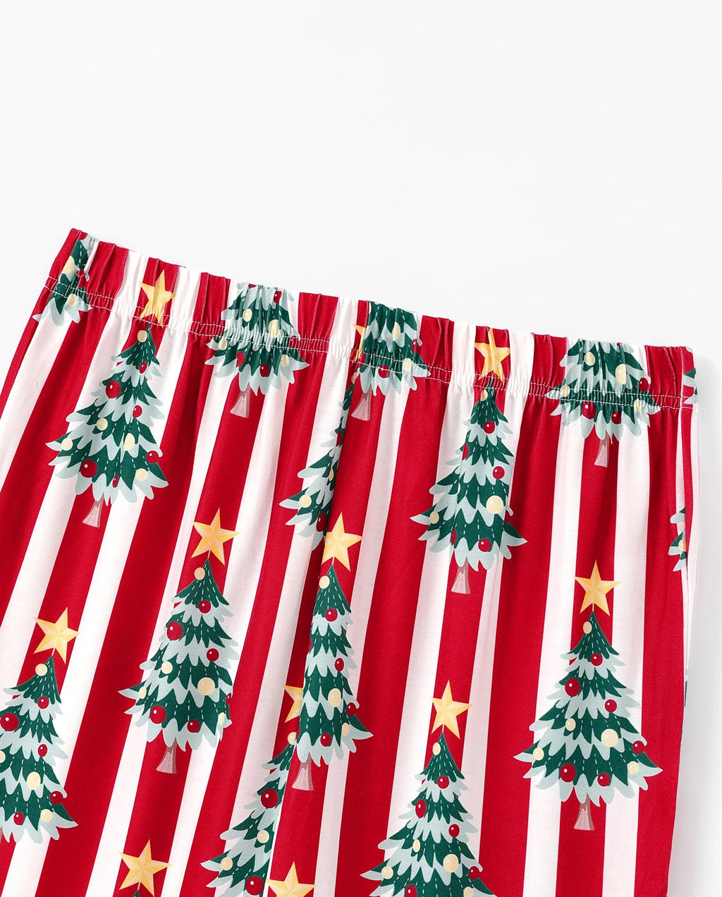 PatPat Matching Family Christmas Pajamas Christmas Tree Print Red