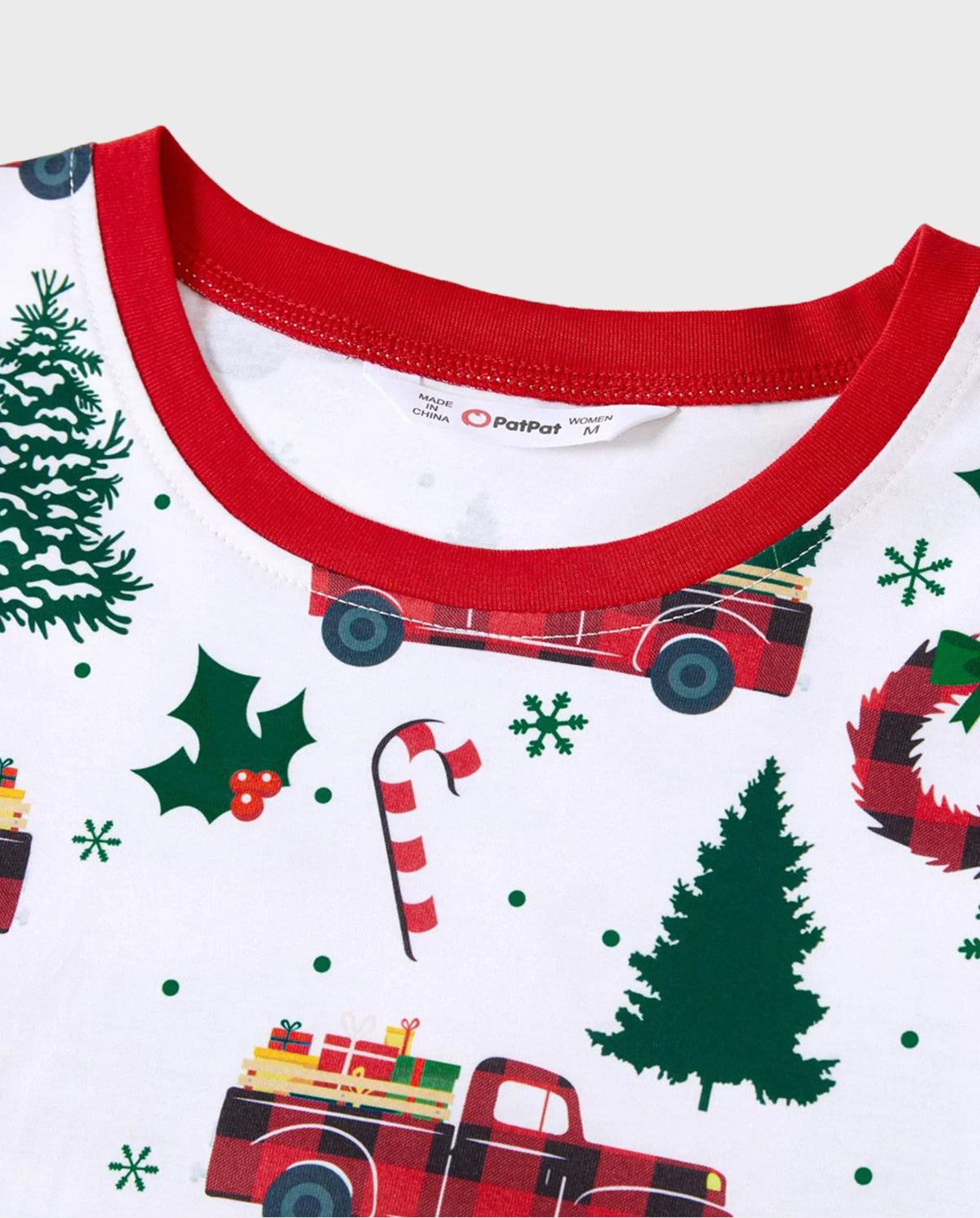 PatPat Matching Family Christmas Pajamas Christmas Tree & Car Print
