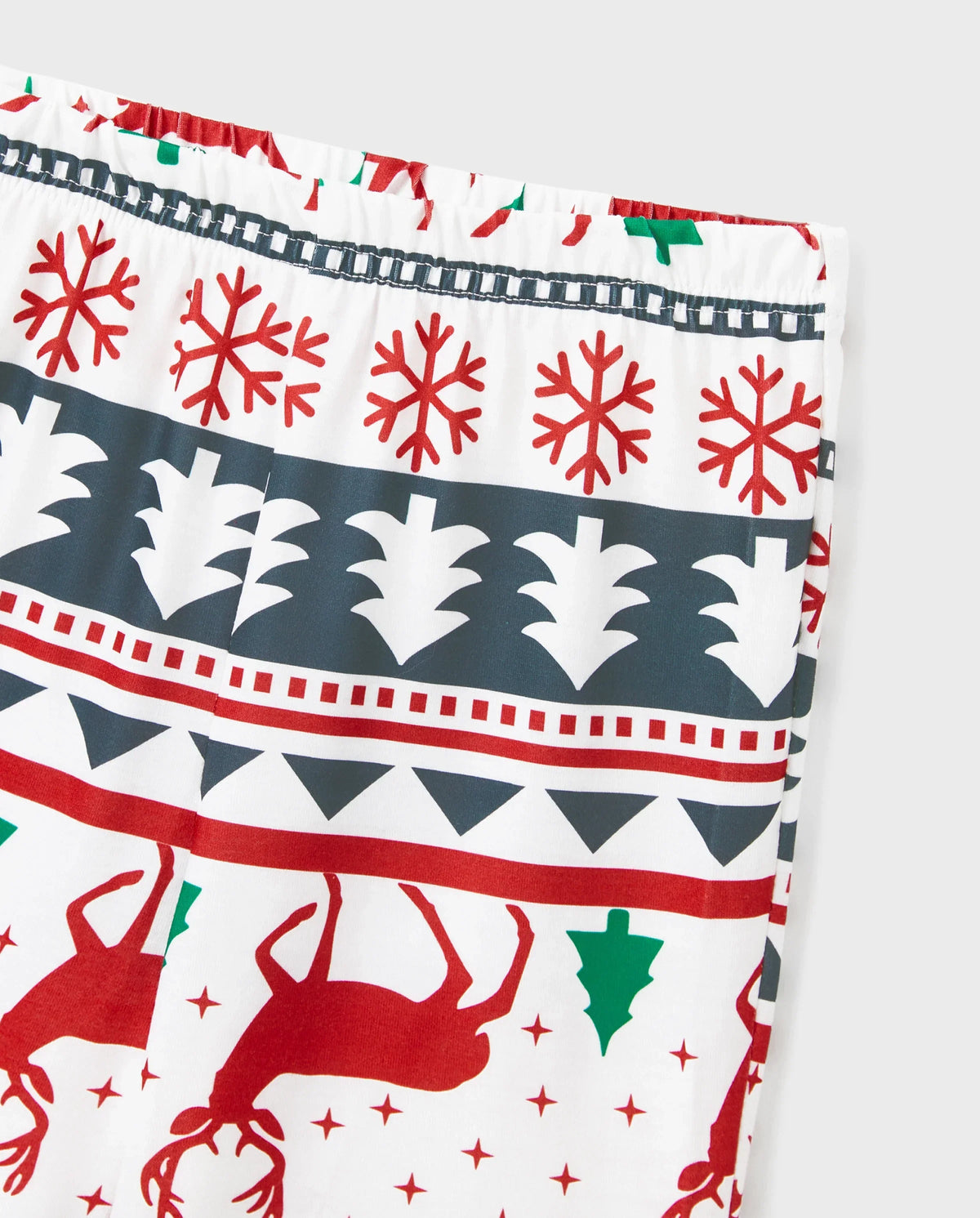PatPat Family Matching Christmas Pajamas Fair Isle Red & White