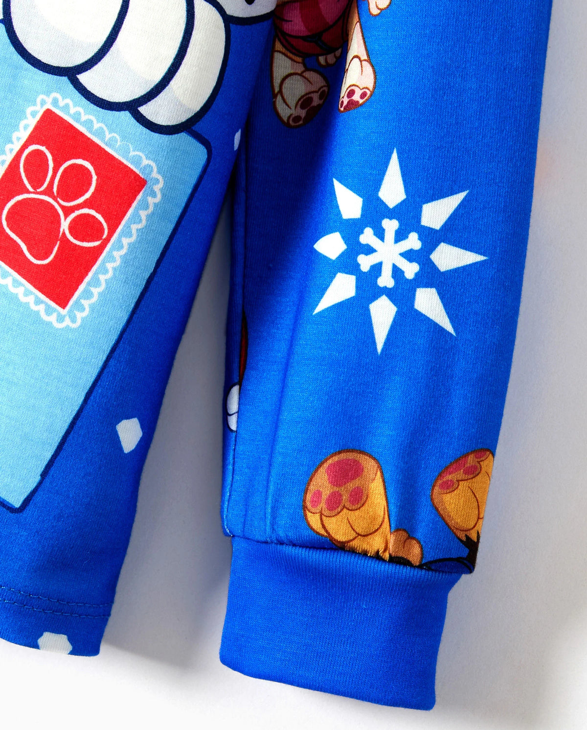 PatPat PAW Patrol Family Matching Christmas Pajamas Santa Hat Graphic Blue & Red