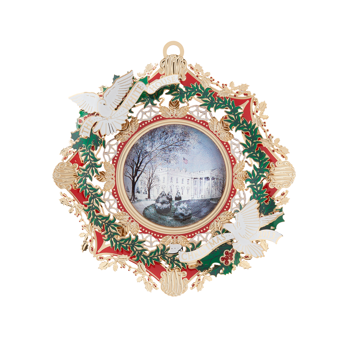 White House Christmas Ornament Set: 2012-2016