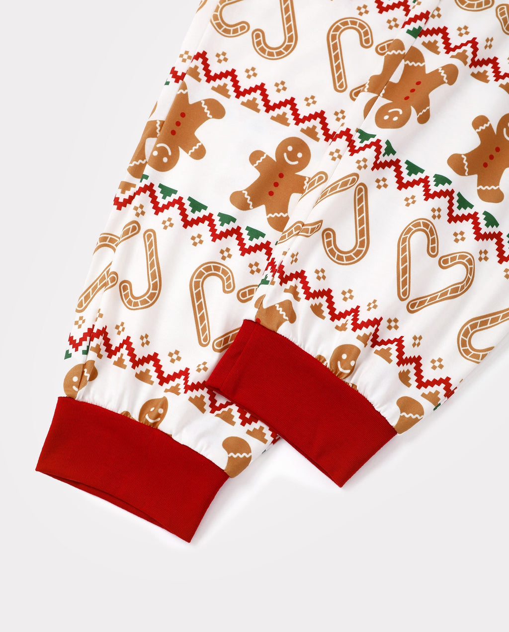 PatPat Matching Family Christmas Pajamas Fair Isle & Gingerbread Print