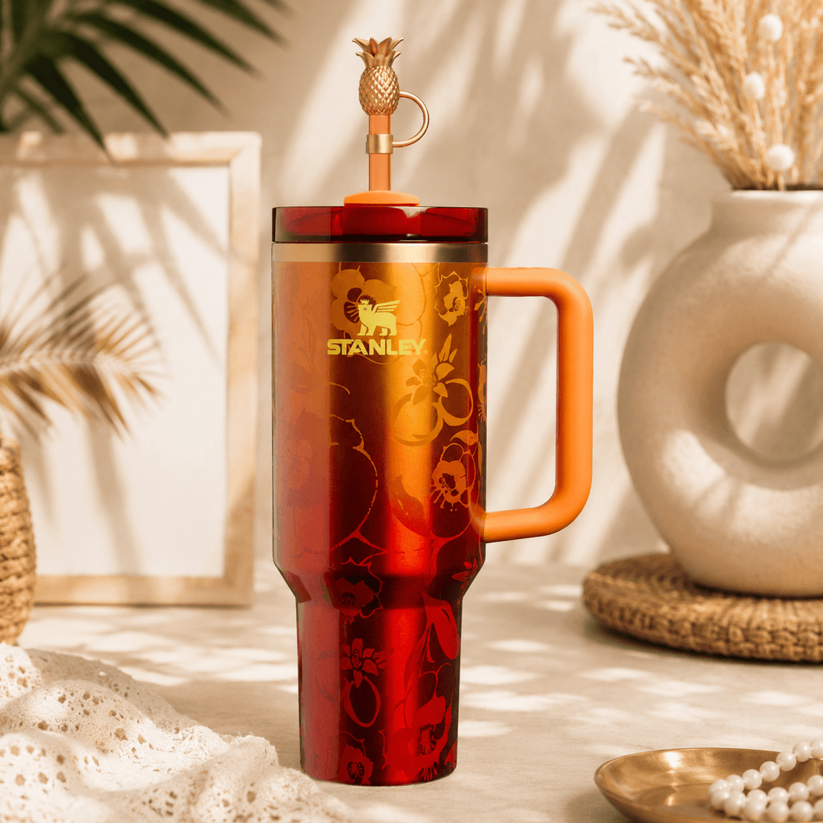 Stanley x Karol G 40oz Quencher Tumbler with Handle and Straw