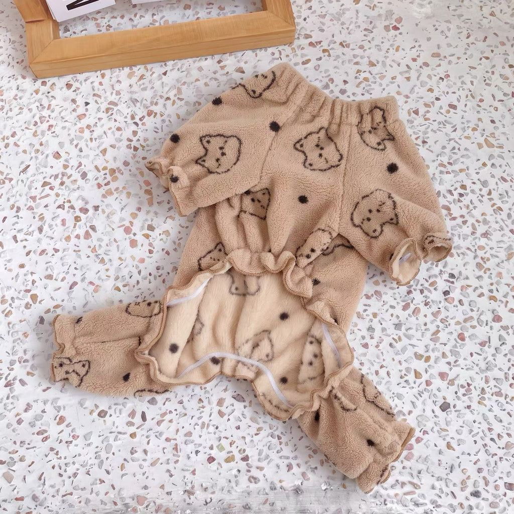 Fleece Soft Bow Two/Four legged Clothes