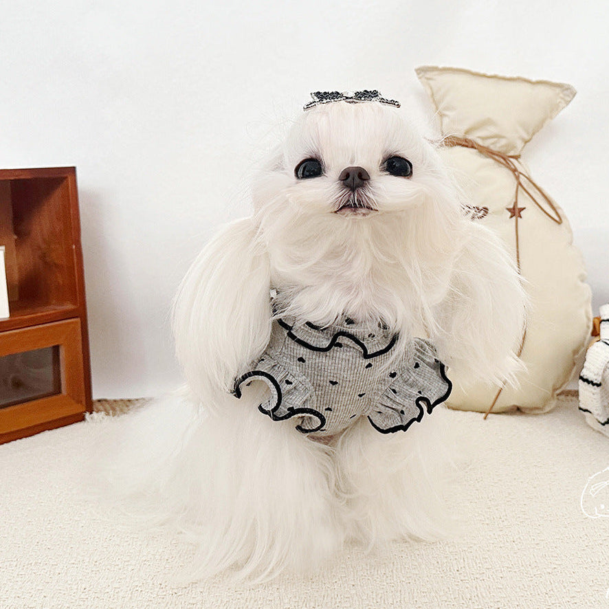 Sweet Heart Ruffled Dog Cat Dress/Jumpsuits