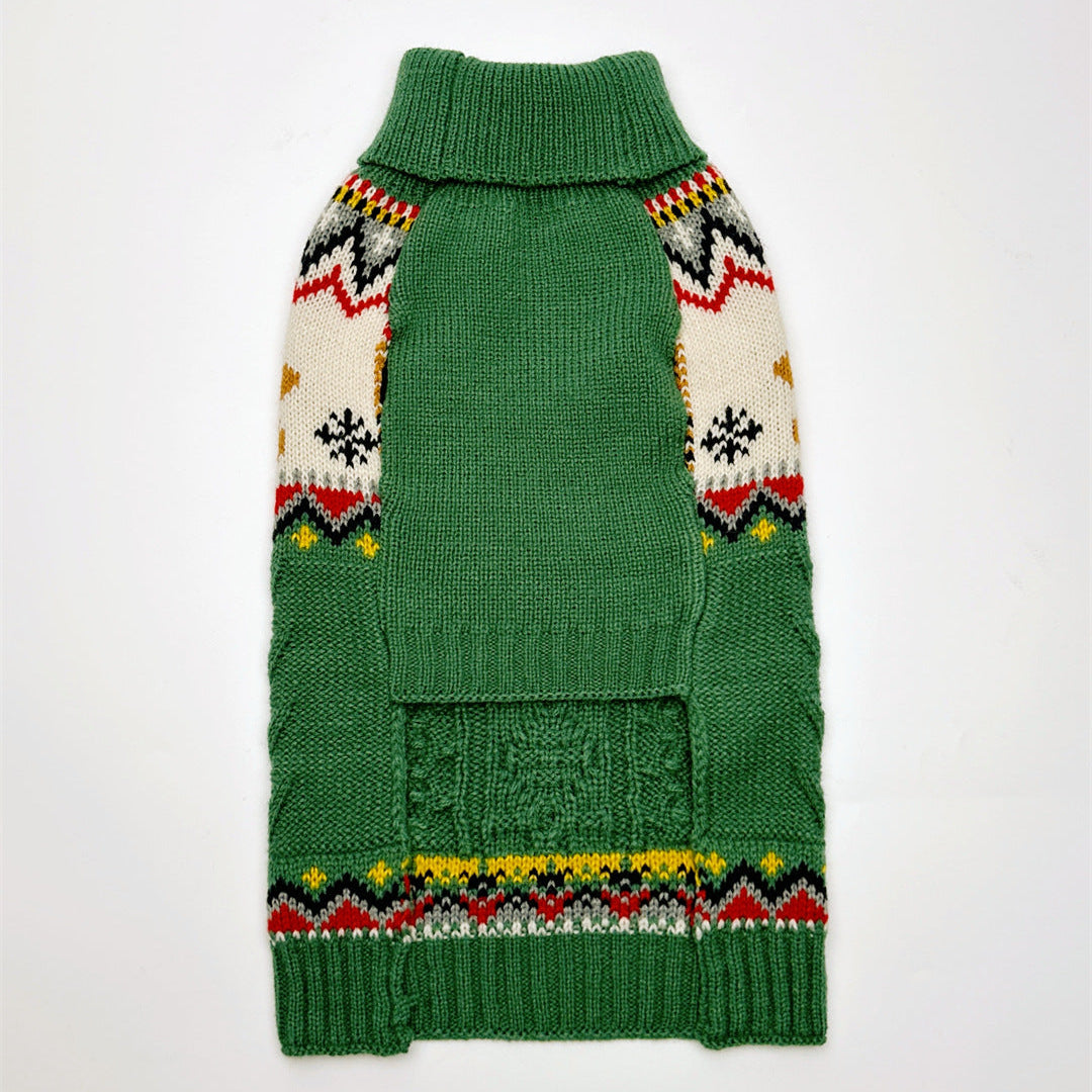 Christmas Elk Gingerbread Man Dog Cat Sweater
