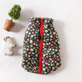 Christmas Star&Santa Printed Dog Jacket Vest