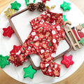 Christmas Santa Dog Harness Jumpsuits Pajama