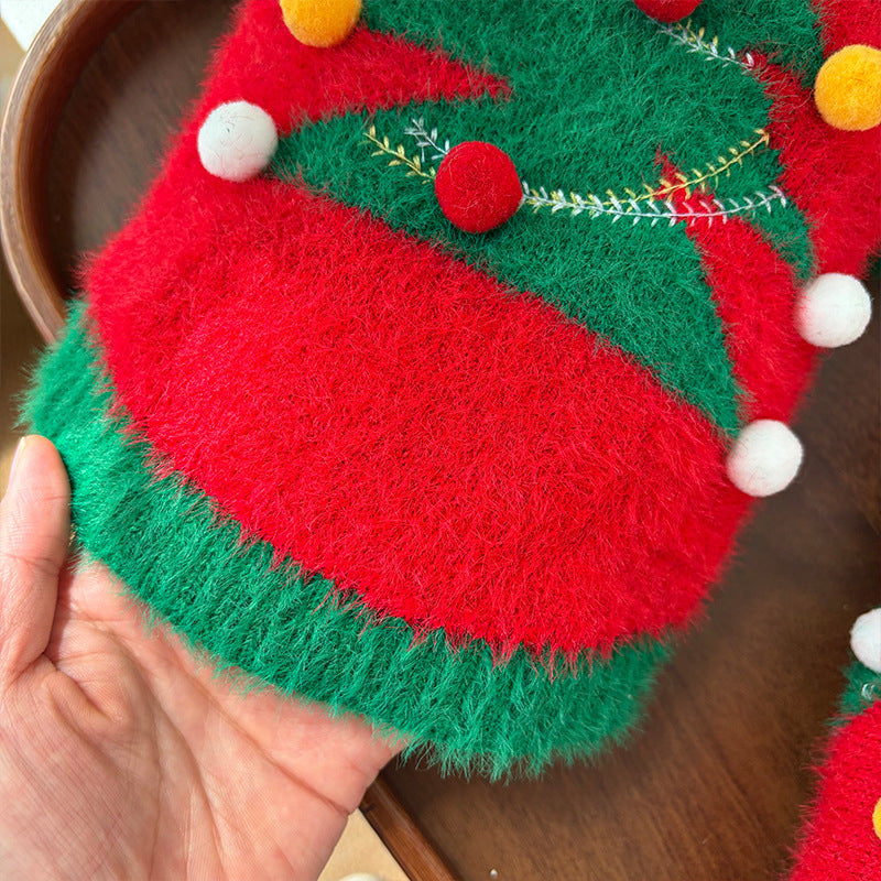 Christmas Tree Dot Decor Dog Cat Sweater