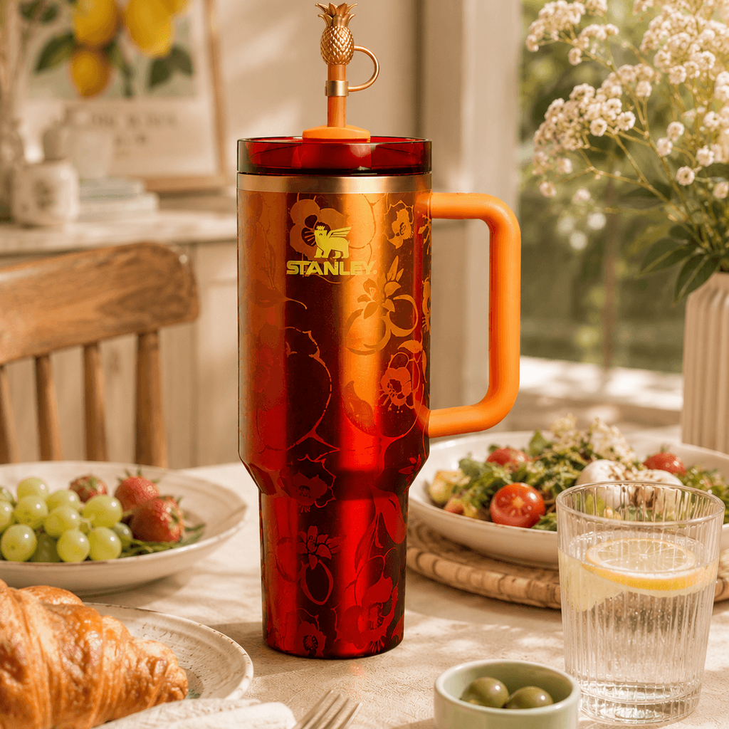 Stanley x Karol G 40oz Quencher Tumbler with Handle and Straw