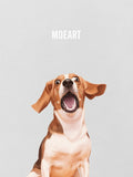 Premium Textured Custom Pet Portrait with Name(One Pet)