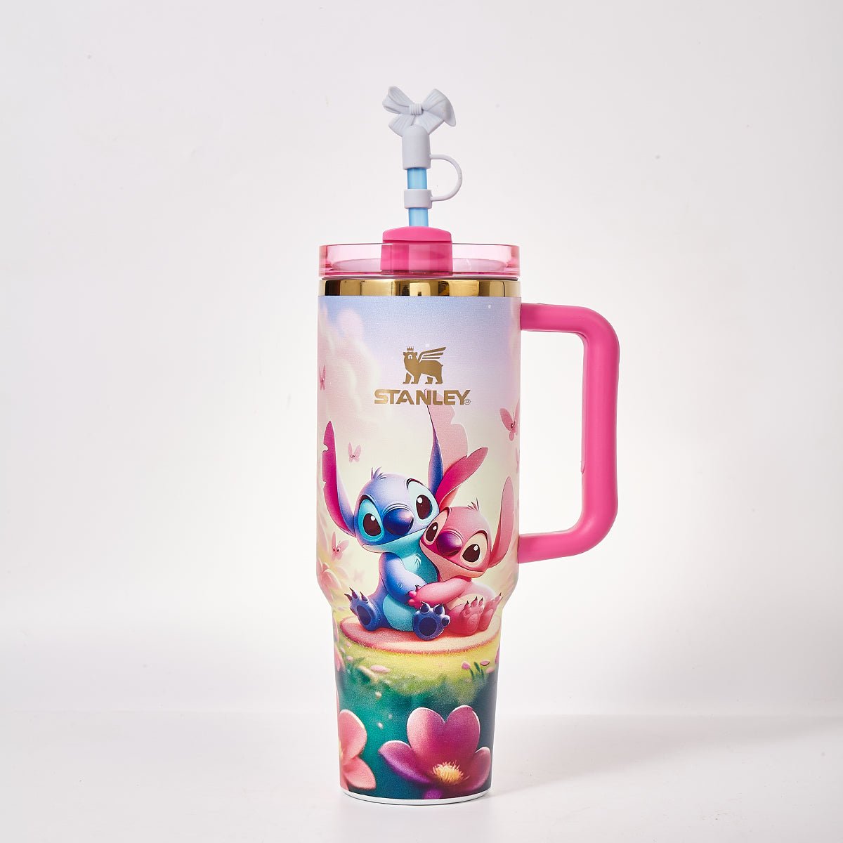 Stanley x Stitch & Angel Love Garden Tumbler
